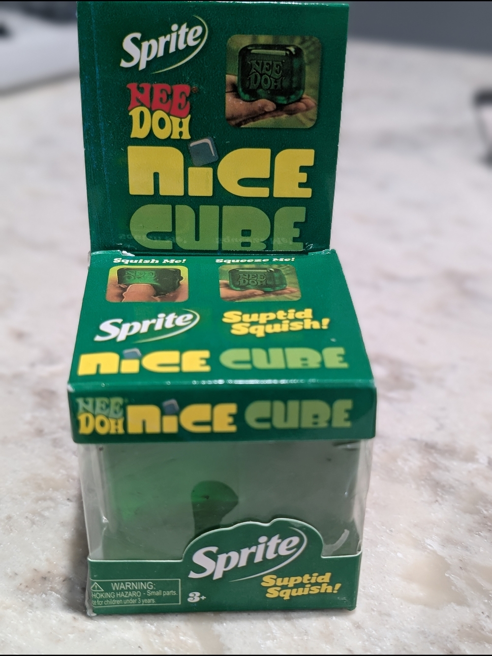 Sprite Nice Cube - Green Squeeze Toy